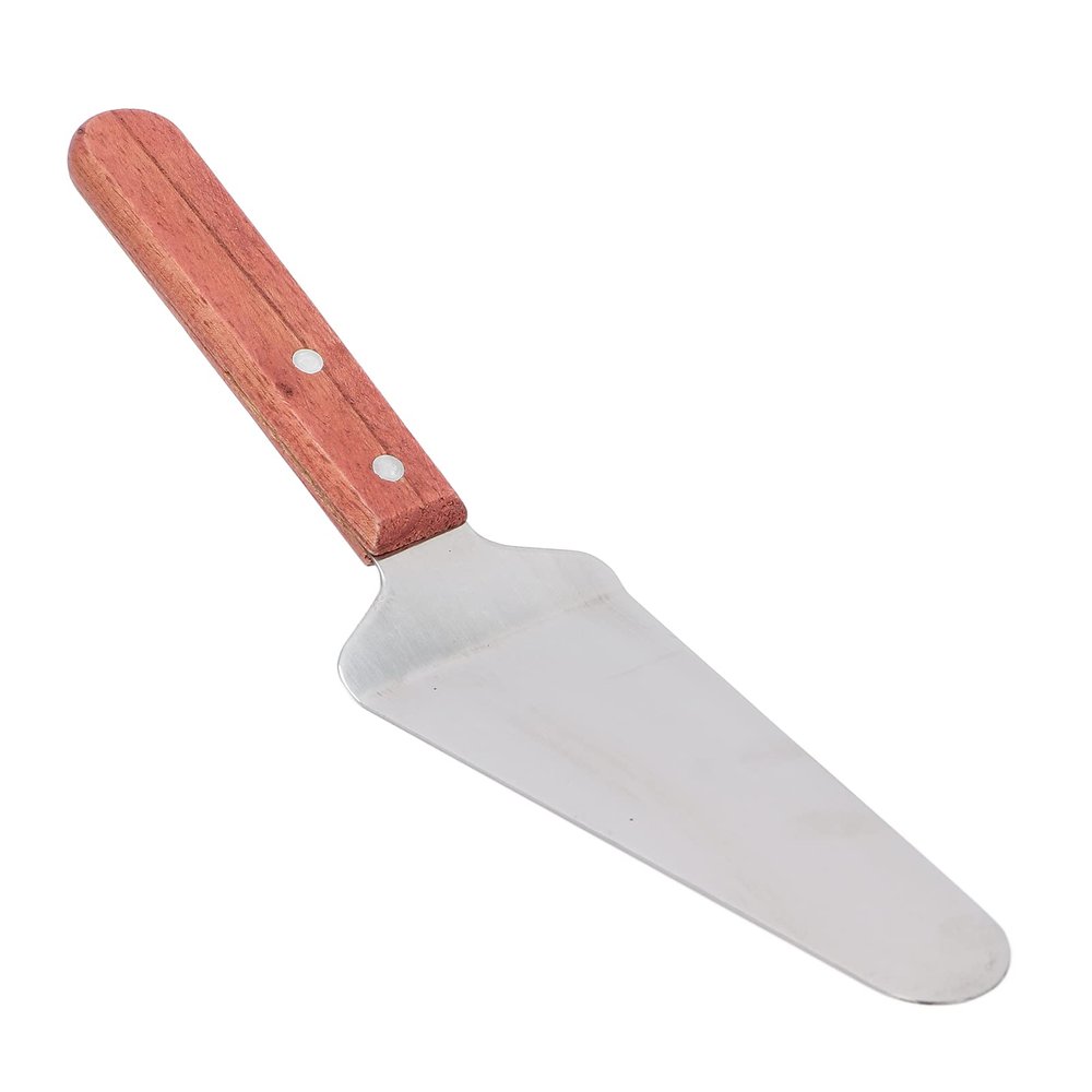 Metal Waxing Applicator, Practical Comfortable Grip Wooden Handle Stainless Steel Wax Spatulas for Home for Salon