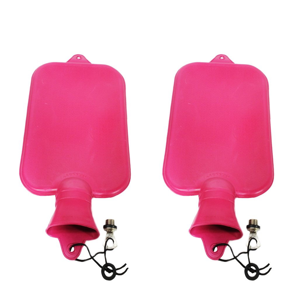 Dishan Hot Water Bag/Bottle (BRC Duckback) Non-Electrical 2L for Pain Relief- with Leak Proof Technology- Pack of 2