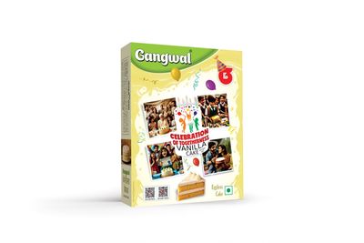 Gangwal Vanilla Cake Instant Mix 200g | Eggless Premix | Just Add Water, Mix & Bake | Soft, Fluffy Homemade Cake | Quick Dessert for Birthdays, Anniversaries, Kids Parties & Family Celebrations