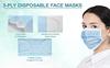 GIRIRAJ MART Non-Woven Fabric Disposable Surgical Mask 3 Layer With Nose Clip, 3 Ply Use And Throw Mask for Face (Blue, Without Valve, Pack of 100) for Unisex view 2