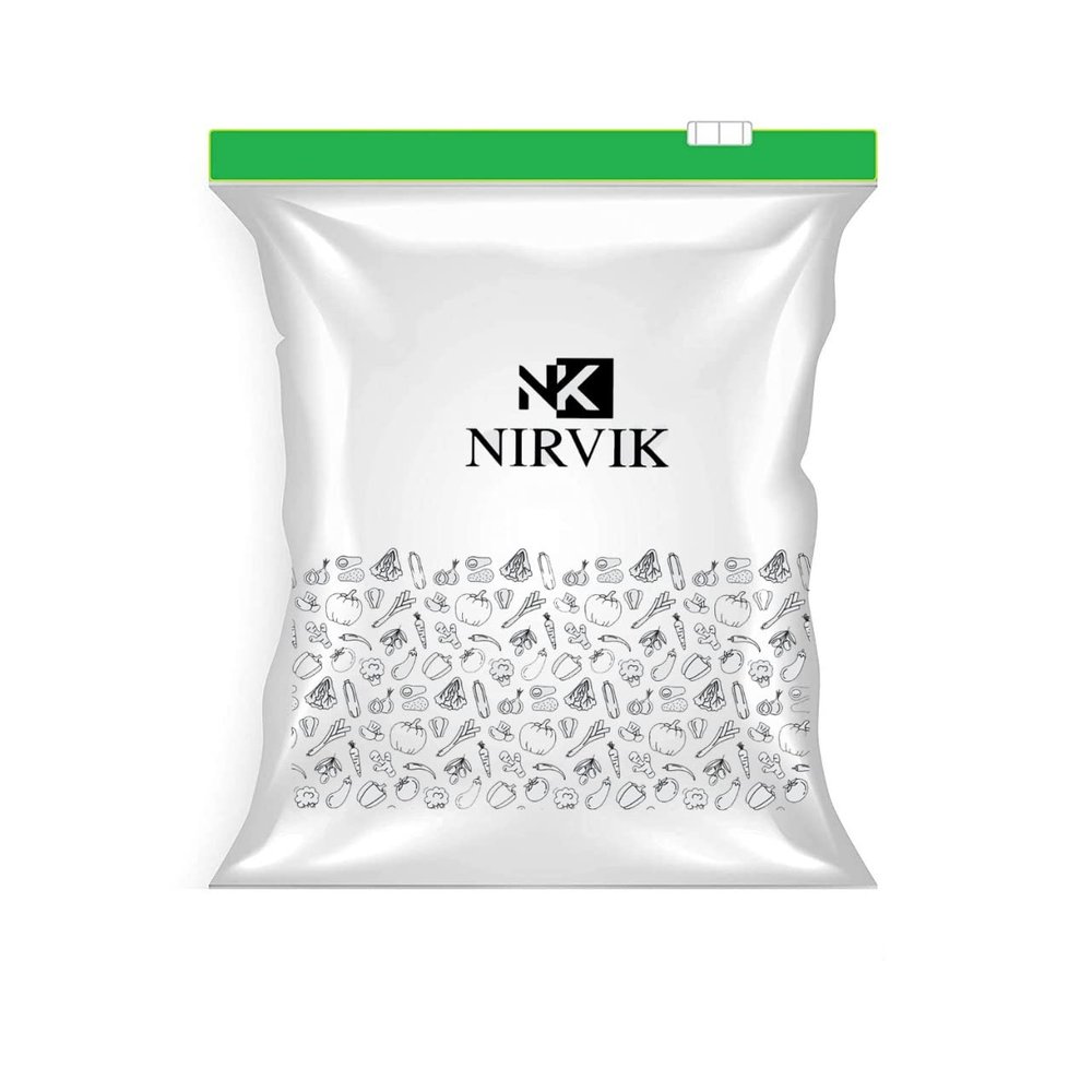 Nirvik Zip lock Pouches, Zip lock Bag For Storage, Freezer RE-USABLE Zipper Bags, Ziplock Bags For Fridge Storage, Zip lock bags Medium (9"X 10") (5 Ziplock Pouch) (35)