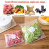 Nirvik Zip lock Pouches, Zip lock Bag For Storage, Freezer RE-USABLE Zipper Bags, Ziplock Bags For Fridge Storage, Zip lock bags Medium (9"X 10") (5 Ziplock Pouch) (35) view 4
