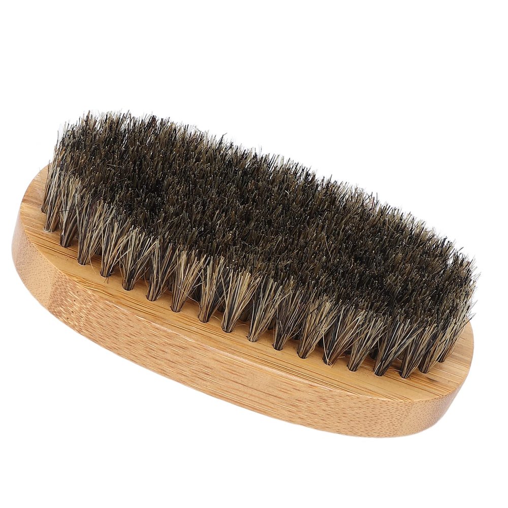 Beard Brush, Bamboo Beard Beauty Brush Small Massage Portable Comfortable for Men and Women