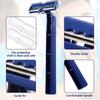 30 Pieces Disposable Razors Bulk Individually Wrapped Disposable Safety Razor Twin Blade Razors with Clear Safety Cap for Travel Hotels Motels Beauty Salons Homes view 3