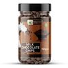 Prizex Milk Chocolate Chips for Decoration Coffee, Ice Creams and Shakes, Milk Chocolate Chips, Milk Chocolate Baking Chips, Tasty (100 GM) view 1