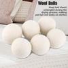 Soft Eco Water Absorption Laundry Dryer Balls, Drying 6Pcs 6cm Dryer Balls, for No Wrinkles Clothes Dryer for Anti Static view 3