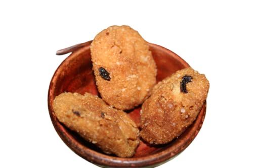 NexGen Innovations - Suji & Desi Ghee Thekua | Semolina & Desi Ghee Thekua | Hand Made Crisp Crunchy Suji Thekua (500 gm)