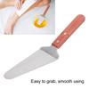 Metal Waxing Applicator, Surface Wooden Handle Multifunctional Stainless Steel Wax Spatulas Fit Palm for Home for Powder for Pigment for Salon view 4