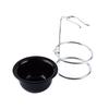 Shaving Bowl Shaving Brush Holder Stainless Steel Holder Durable for hold a shaving brush shaving items organized and clear view 1