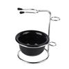 Shaving Bowl Shaving Brush Holder Stainless Steel Holder Durable for hold a shaving brush shaving items organized and clear view 2