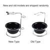 Shaving Bowl Shaving Brush Holder Stainless Steel Holder Durable for hold a shaving brush shaving items organized and clear view 4