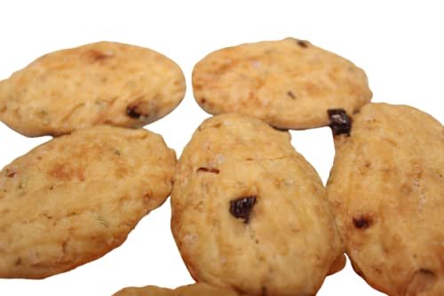 NexGen Innovations - Kesar Thekua | Traditional Thekua with the Goodness of Kesar & Refined Oil | Hand Made Crisp Crunchy Traditional Kesar Thekua (250 gm)