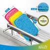 12 Pack Scrub & Wipe Cloths, Dual-Sided Sponges for Kitchen, All-Purpose Cloth for Dishes, Pots, Pans, Non-Stick Cookware, Countertops (Red, Yellow, Blue) view 2