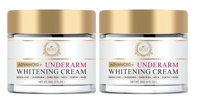 Bioly White Charm Advanced Plus Underarm Whitening Cream (Dark Spots Removal Cream) (Pack of 2, 50 GM Each)