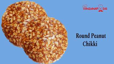 Round Peanut Chikki