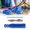 Banana Plugs, Fine Workmanship Banana Jack Sensitive with Housing for Testing Equipment(Blue) view 3