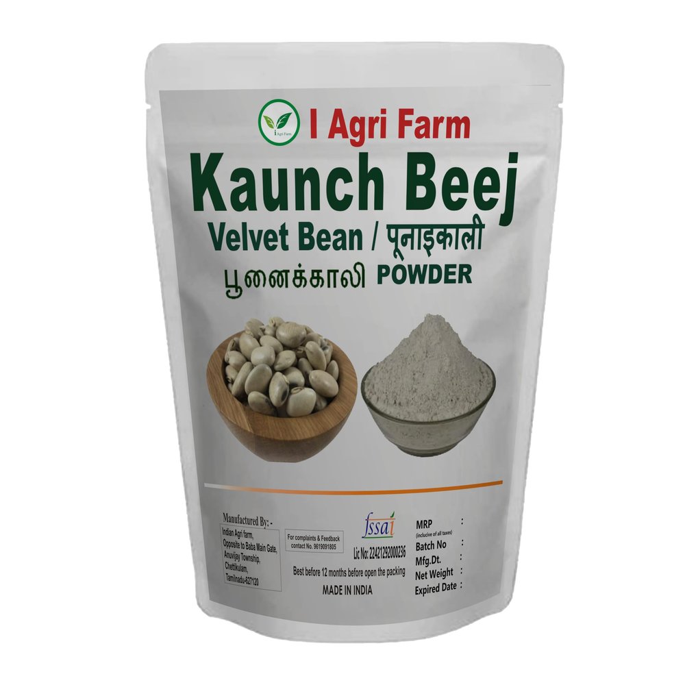 Iagrifarm Kaunch Beej Powder / 100g / Poonaikali/Velvet Bean/Kapikachhu Powder