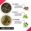 TEACURRY Women Support Tea - 1 Month, 100 gms - Spearmint, Asparagus, Shatavari, Nettle - Helps with Hormonal Balance, Tubal Blockage, Fibroids and Menopause (100 Grams | 1 Month Pack) view 2