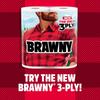 Brawny Tear-A-Square Paper Towels, 2 Double Rolls = 4 Regular Rolls view 2