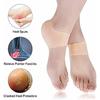 PRT GOLD Anti Crack Silicon Gel Heel And Foot Moisturizing Socks for Foot Care,Pain Relief And Heel Cracks for Men And Women - Beige Free Size - 1 Pair (Half Heel Socks)56520 view 2