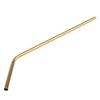 EXPORA 10 Pieces Reusable Metal Stainless Steel Drinking Straws Curved Gold view 3