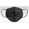 ADWIT 3Ply Surgical Face with In build Nose Pin Meltbon Fabric with woven 25GSM 3layer (Black) (50) view 2