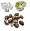 Pmw - Yellow White and Black Cowrie Combo - Each 11 Pieces - Total 33 view 1