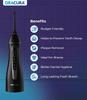 ORACURA OC200 Dental PRO Smart PLUS Water Flosser Black, 8 Nozzle Tips, Portable & Rechargeable, Custom 8 Water Pressure Settings, 200ml Tank Capacity, IPX7 Waterproof, 365 Days Warranty view 2