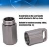 Alloy Medicine Bottles, Oxidation Resistance Pills Holder Wear Resistant Waterproof for Outdoor Camping for Hiking view 3