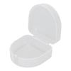 Denture Retainer Box, Keep Cleaning Dust Proof Portable Size Locking Tightly Snap on Protective Waterproof Mouthguard Container Box for Outdoor Use view 1