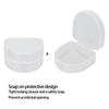 Denture Retainer Box, Keep Cleaning Dust Proof Portable Size Locking Tightly Snap on Protective Waterproof Mouthguard Container Box for Outdoor Use view 3