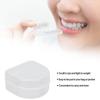 Denture Retainer Box, Keep Cleaning Dust Proof Portable Size Locking Tightly Snap on Protective Waterproof Mouthguard Container Box for Outdoor Use view 4