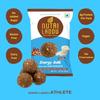 Nutri Laddu Indian Energy Balls, Keto Friendly, On-The-Go Single Serve Snack (Box of 5 Pouches) Each Pouch Has 2 Balls(Athlete) view 3