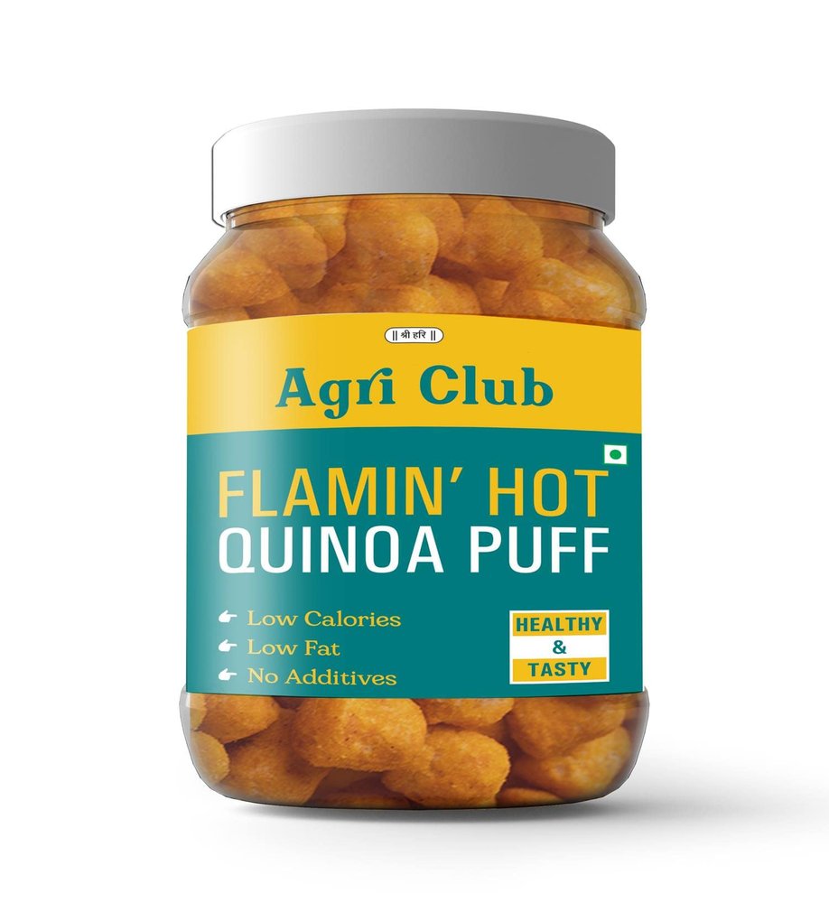 Agri Club Flamin Hot Quinoa Puff 300gm, Pack of 2, Each 150gm