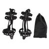 Antiskid Climbing Crampons, 24 Teeth Climbing Crampons Excellent Traction 1 Pair with Storage Bag for Outdoor for Hiking(Black, L) view 1