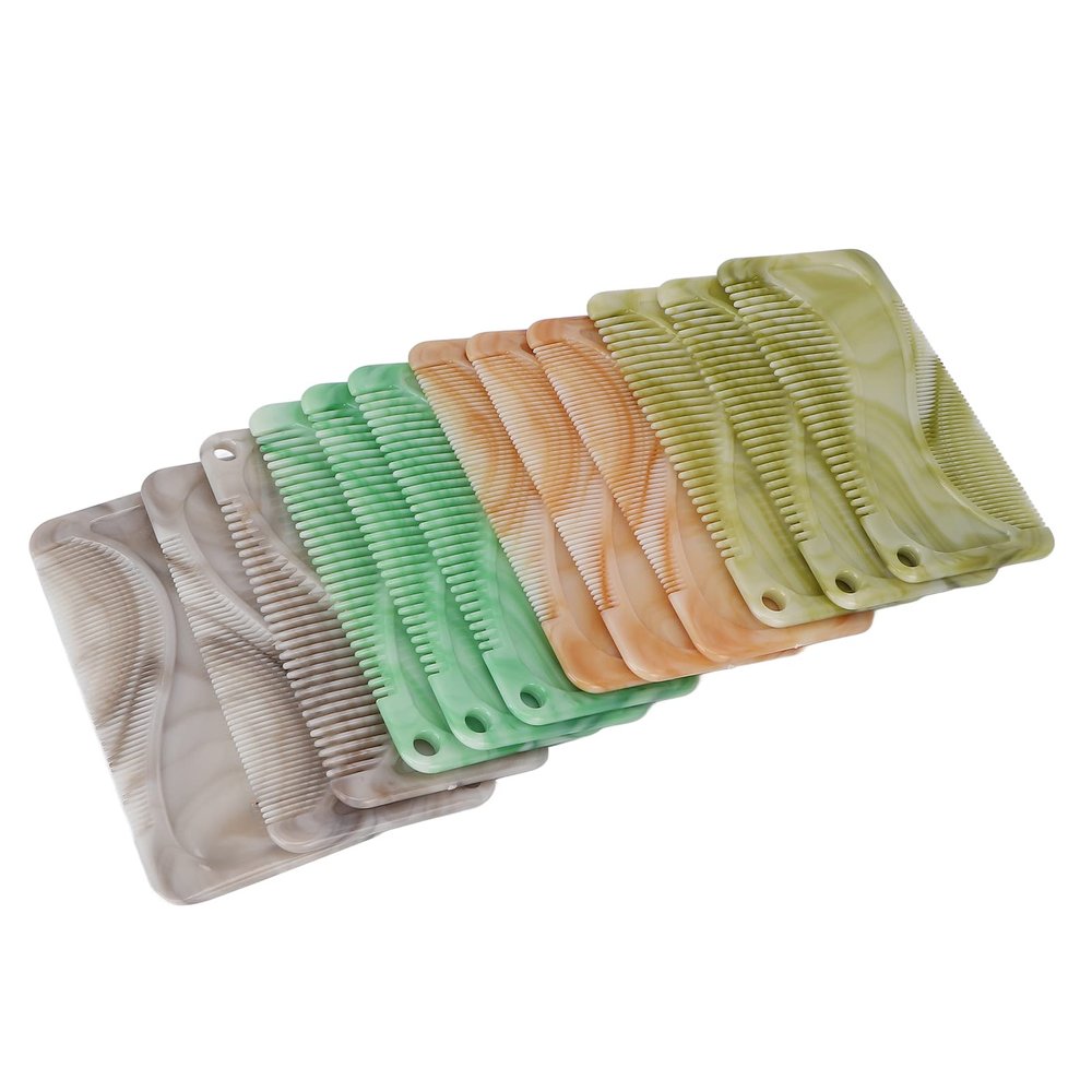 Styling Beard Comb, Mustache Comb Mellow Teeth Firm Sturdy Compact for Home Travel for Face Grooming