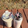 The best MOON Heart Shaped Stainless Steel Reusable Metal Straws with Pink Silicone tips (Set of 4 straws) for Valentines day Christmas Birthday gift view 2
