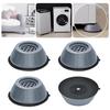 Diniva Anti Vibration Pads for Washing Machine and Furniture, Washing Machine Feet Pads, Shock Absorber Noise Cancelling Washer Support, Anti Walk Heightening Pads with Suction Cup view 1