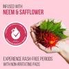 everteen Period Care XL Soft 60 Sanitary Pads for Women, 280mm Sanitary Napkin Infused with Neem-Safflower Rash Free, For Medium Flow X Large- 3 Packs (20 Pads Each) view 3