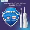 ORACURA Daily Pro Combo OC200 Smart PLUS Water Flosser White & SB300 Sonic Smart Electric Rechargeable Toothbrush Blue view 3