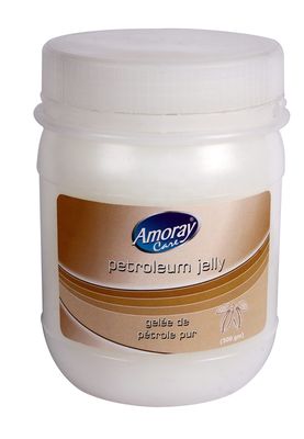 AMORAY CARE (USA Brand) 100% Pure & Safe White Petroleum Jelly, pH 5.5, no allergy to skin (No Smell) Exp. 5 yrs. - 500 gm