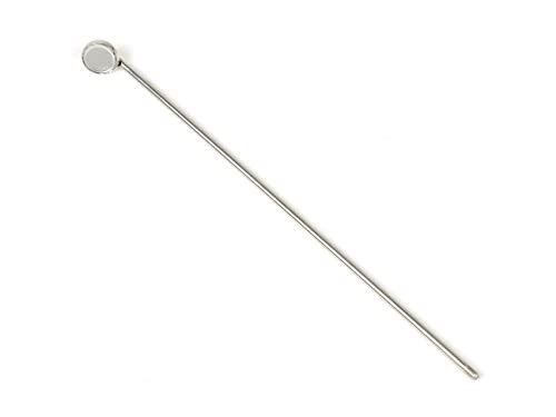 NMD Dental Laryngeal Mouth Mirror Tops with handle Indian (No.1) (Pack Of 5 Pcs)