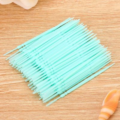 Toothpick, Teeth Cleaning Toothpick, Toughness 100Pcs for Elderly Home(Apple Green)