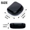 Retainer Case with Vent Holes, 6 Pcs Case, Durable & Similar Mouth Guard Case for Black, White, Yellow, Light Purple, Pink and Blue - Tight Snap Lock, Easy to Use view 2