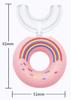 DC DECORIO- A UNIQUE PRODUCT RANGE Dc Decorio Tooth Brush Head 360 Degree Cleansing U Shaped Toothbrush For Kids Baby (Rainbow (Pink+Blue)), Manual, Pack of 1 view 2