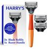 Harry's Razors for Men - Shaving Razors for Men includes a Mens Razor and 3 Razor Blade Refills (Ember) view 1