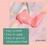 Hard Wax Beads, GIRLEARLE 1lb Wax Beans for Hair Removal Sensitive Skin with Rose Formula Hard Wax Prefect for Full Body, Facial, Brazilian Bikini, and Legs at Home Wax Refill for Women Men (pink) view 3