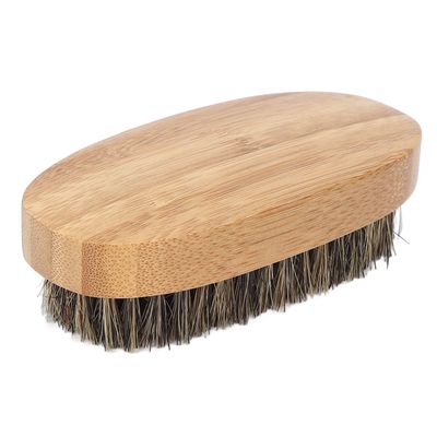 Beard Beauty Brush, Comfortable Small Bamboo Massage Beard Brush for Men and Women