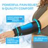 AllSett Health Hot and Cold Compression Ice Pack Sleeve (360 Coverage) | Pain Relief Support for Joints and Muscles, Freeze Sleeve for Knee, Elbow, Legs, Arm  Large view 3