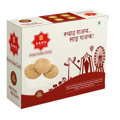 SAHU GAJAK BHANDAR Kutema Gajjak 700g | Gur Tilkut | Jaggery Sweets | Tilkatri Mithai | Tilkuts Sweet | Tilsakri | Gajakpatti | No Added Preservatives or Colours